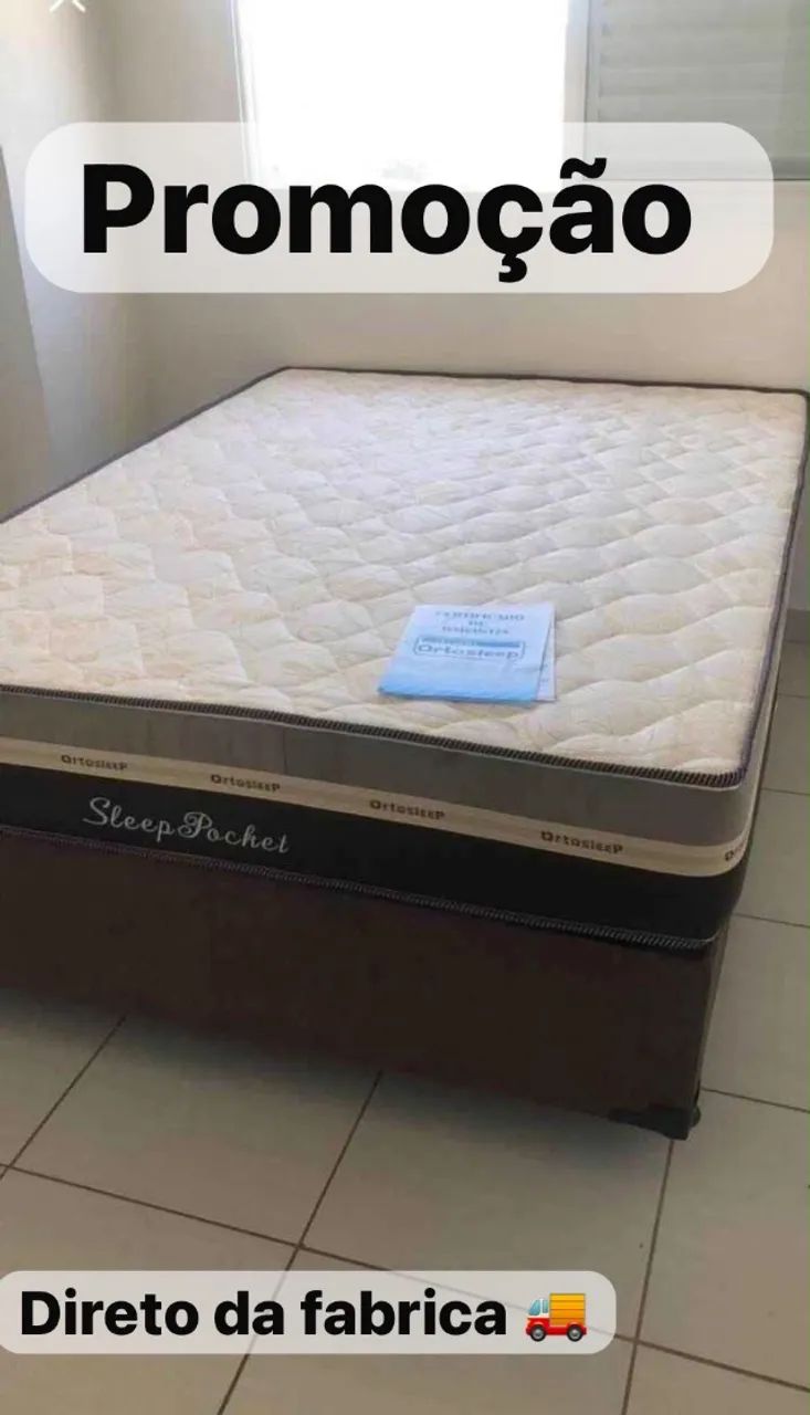 Cama de casal (Colchao d33) 