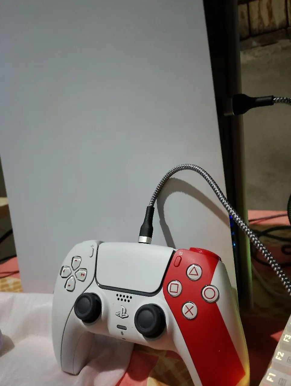 Ps5 com leitor e controle edição especial God Of War 