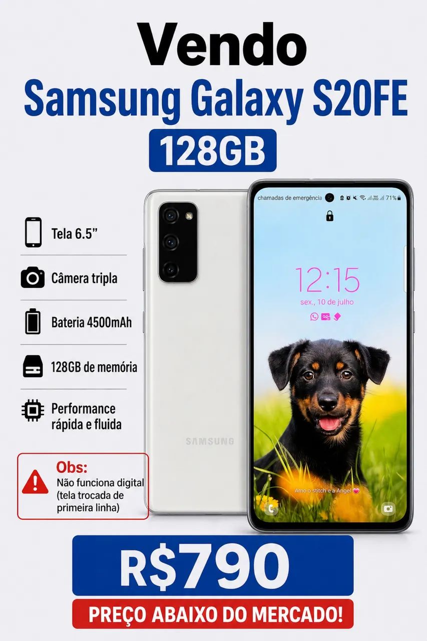 Samsung Galaxy S20 FE 128GB - Foto 3