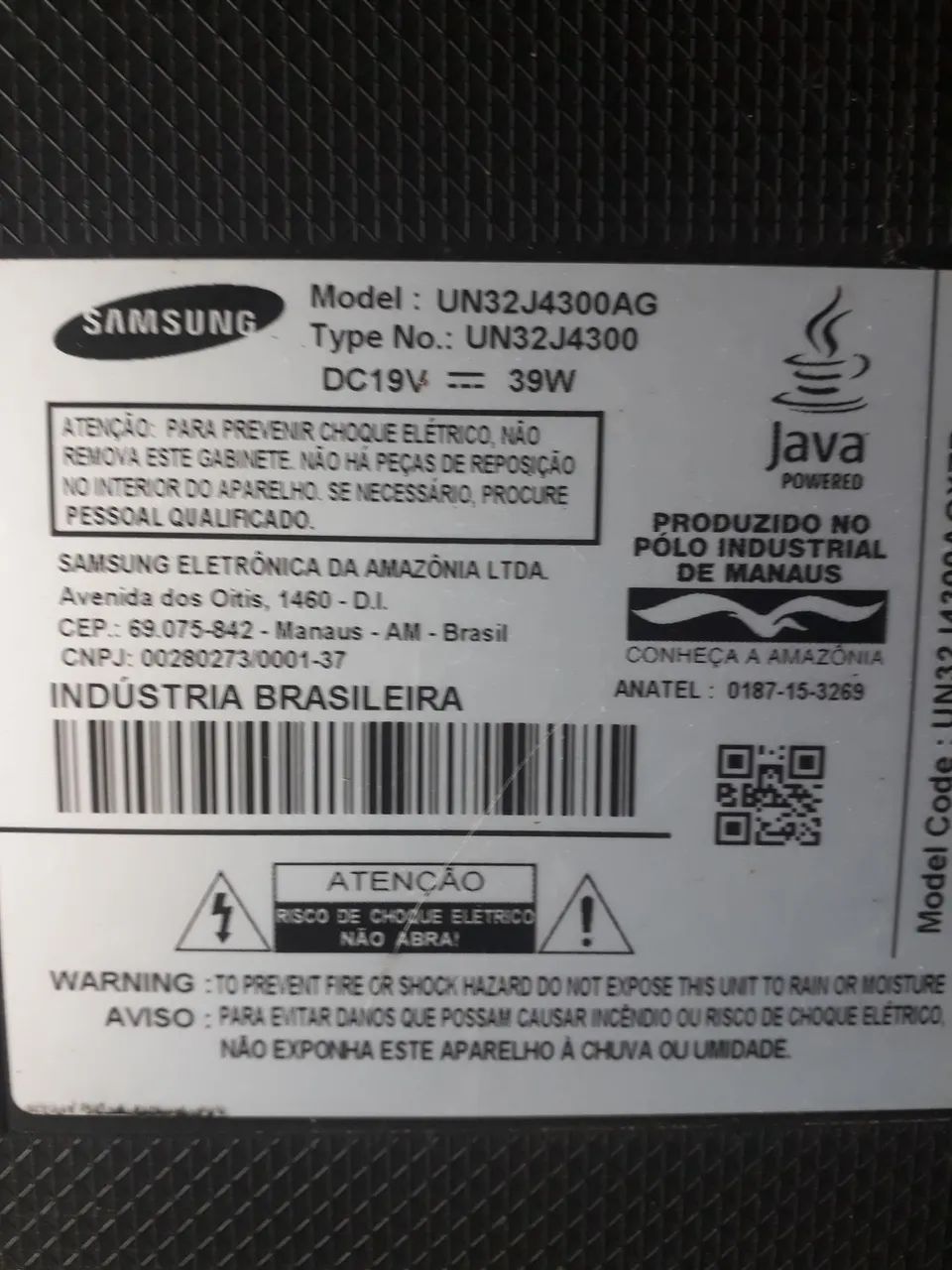 Vendo TV pra retirada peças - Peças e Acessórios para TV