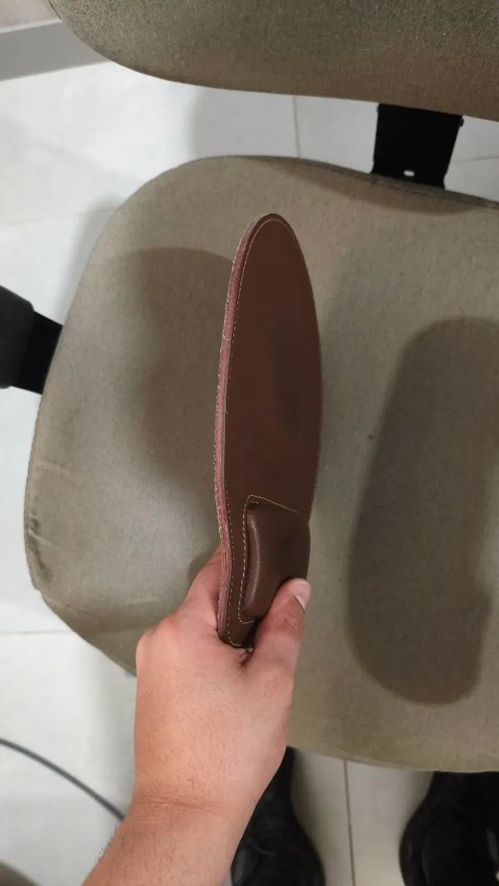 Mousepad Galvani Original em Couro Natural com Apoio Ergonômico - Foto 4