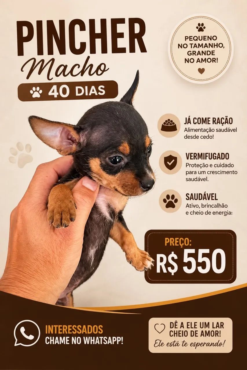 Filhotes de Pinscher 