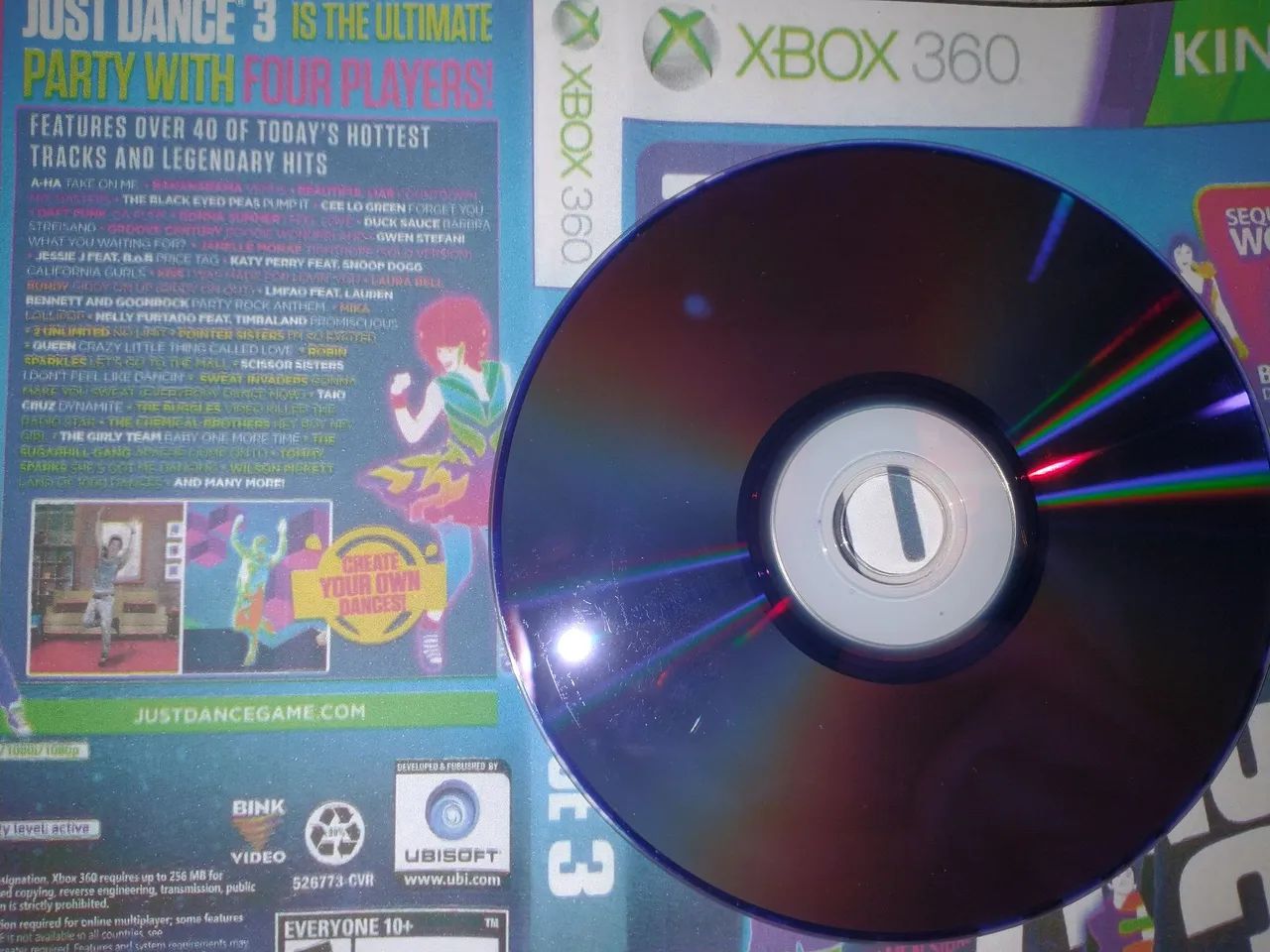 Just Dance 3 2014 2016 Central 2 Black Eyed Peas X360 LT - Foto 2