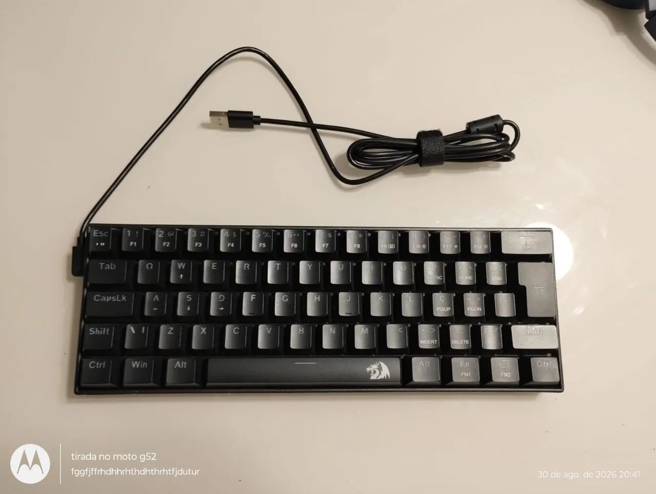 Teclado redragon modelo k606R