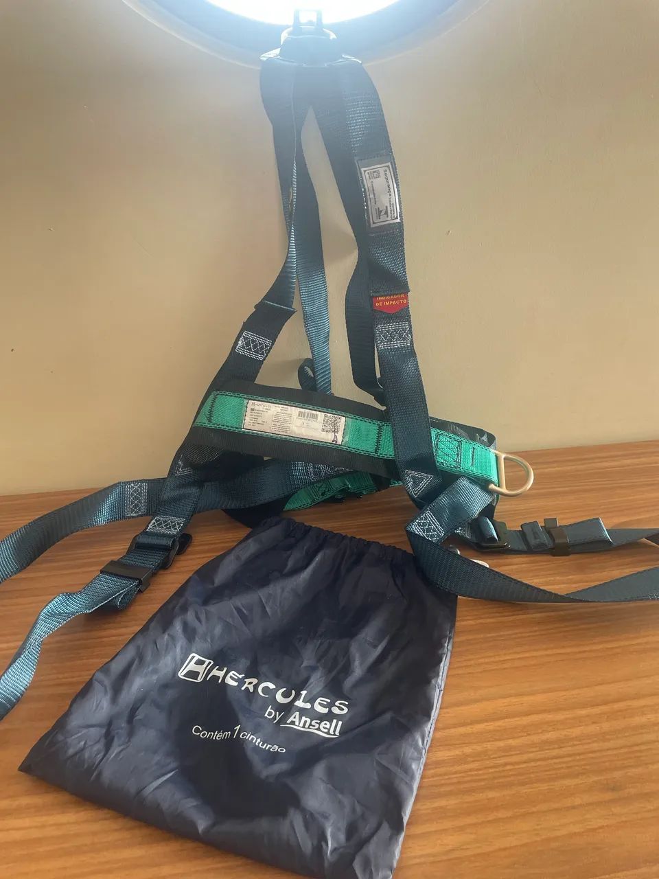 Kit cinto de segurança e Talabarte Y altura EPI proteção com CÁ  - Foto 4