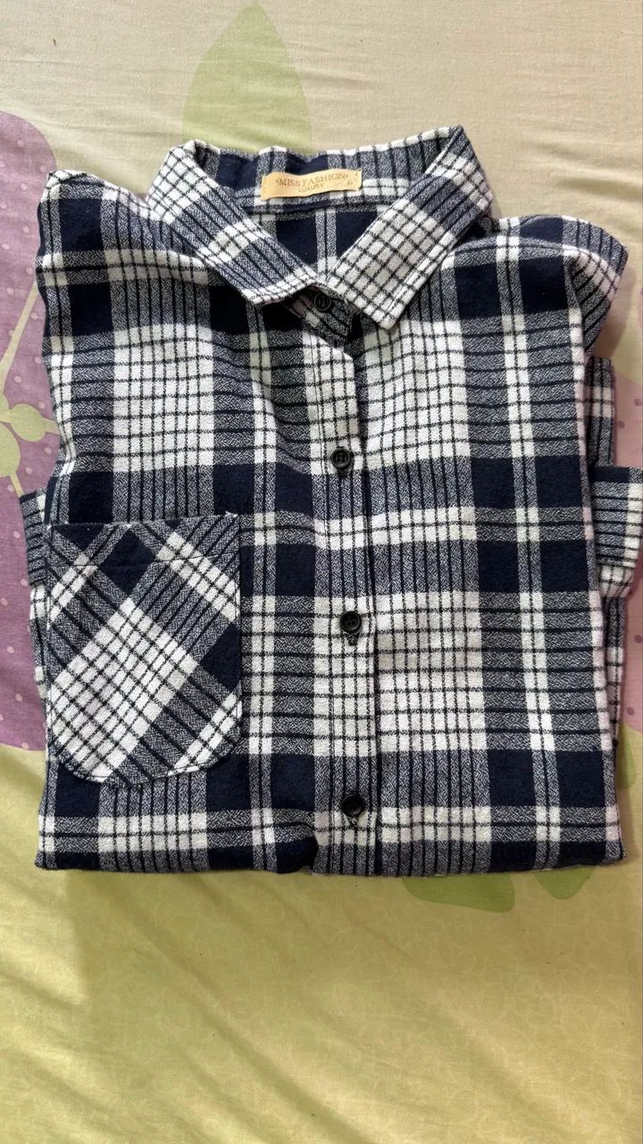 Camisa xadrez feminina 