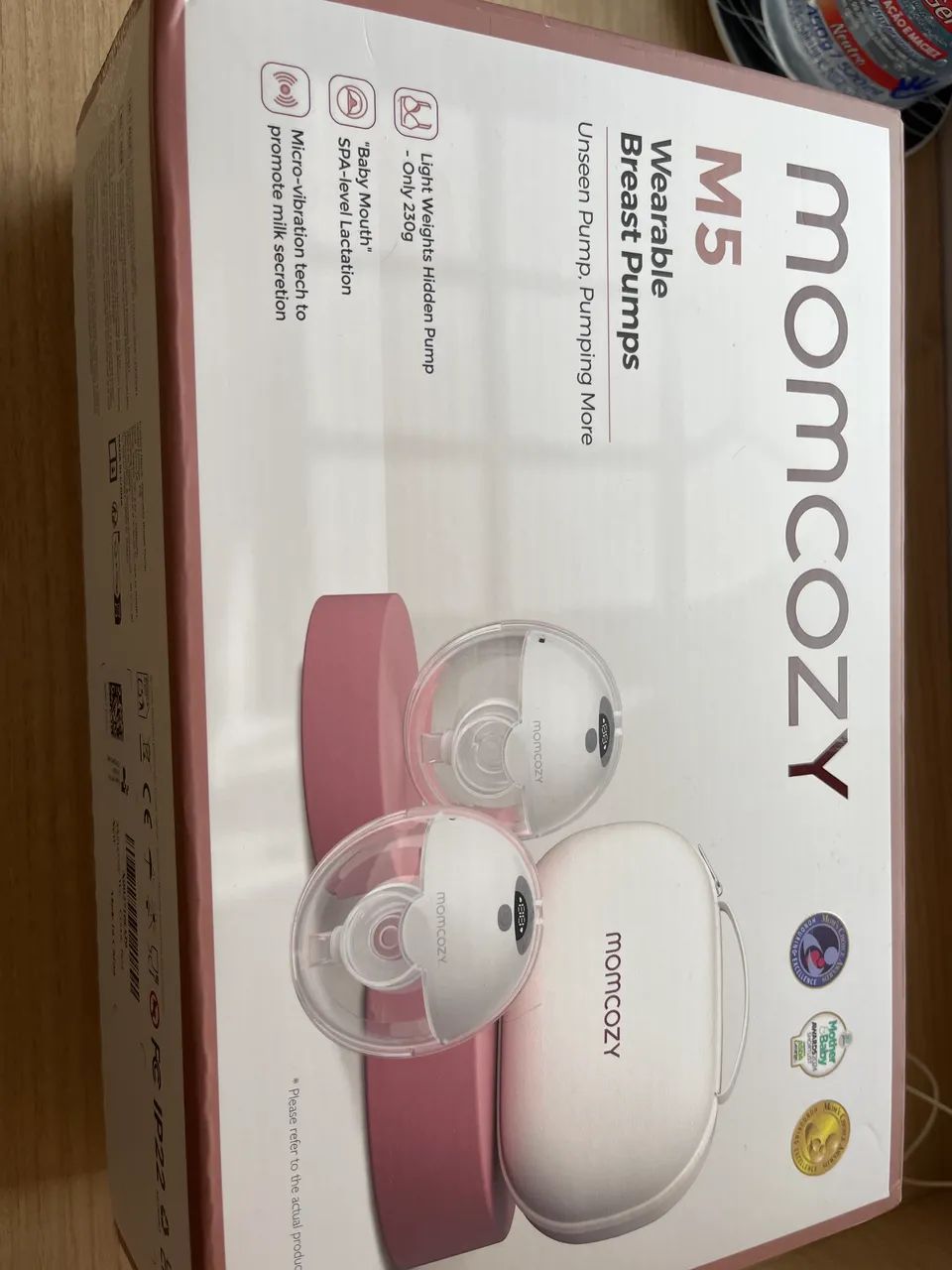 Bomba extratora de leite Momcozy M5 nova - nunca usada