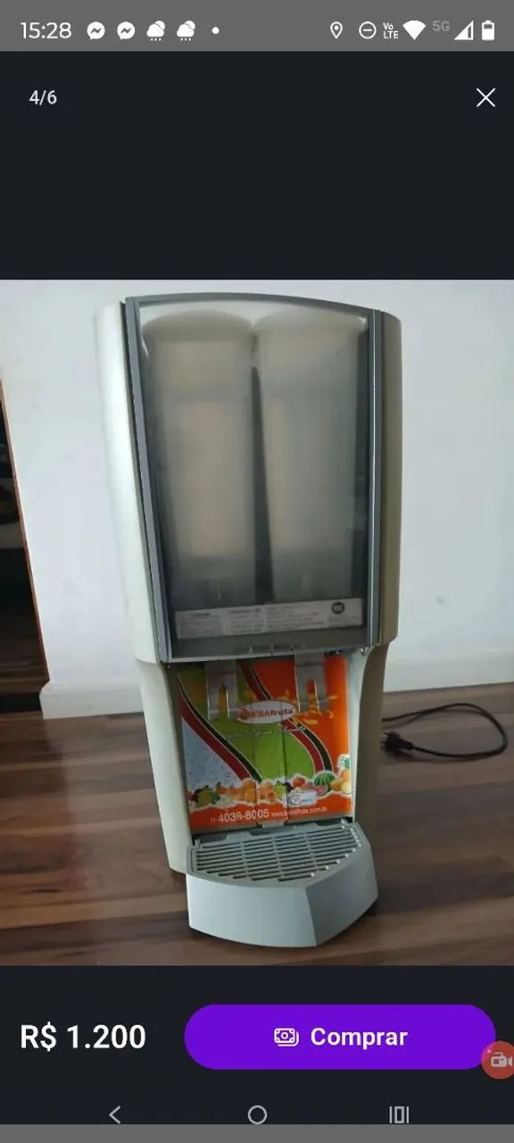 maquina de refresco suco . - Foto 3
