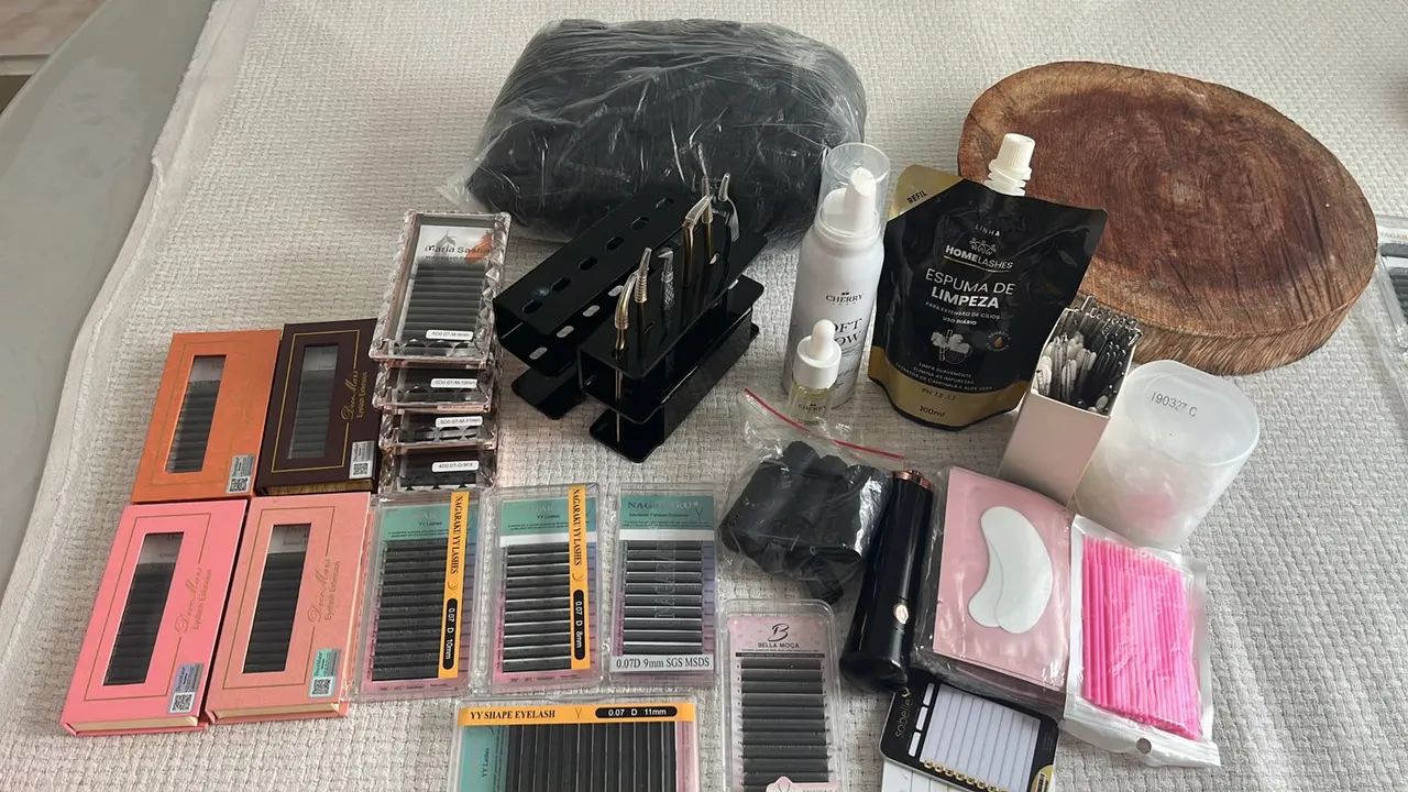 Kit completo para alongamento de cílios  - Foto 5