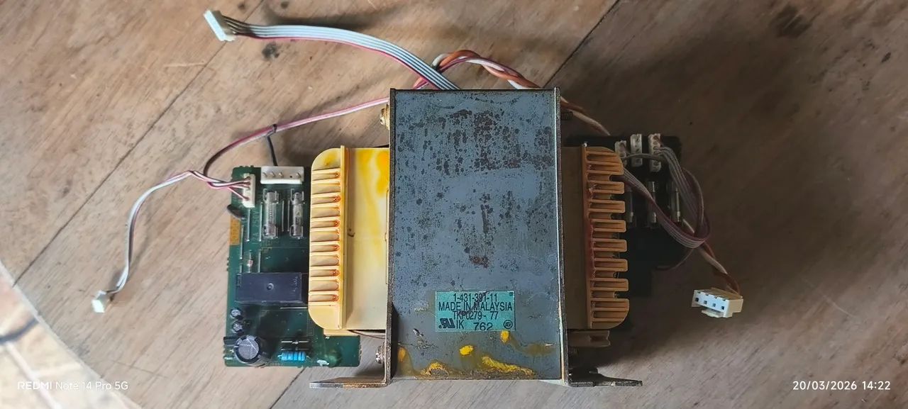 Placa Trafo transformador receiver Sony Da80es  - Foto 3