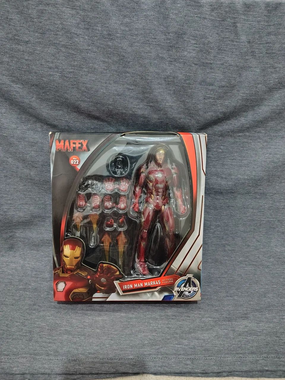 Boneco homem de ferro Mark 45 mafex bootleg  - Foto 2