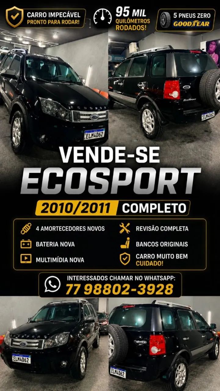 Ford Ecosport EcoSport XLT FREESTYLE 1.6 Flex 8V 5p 2011