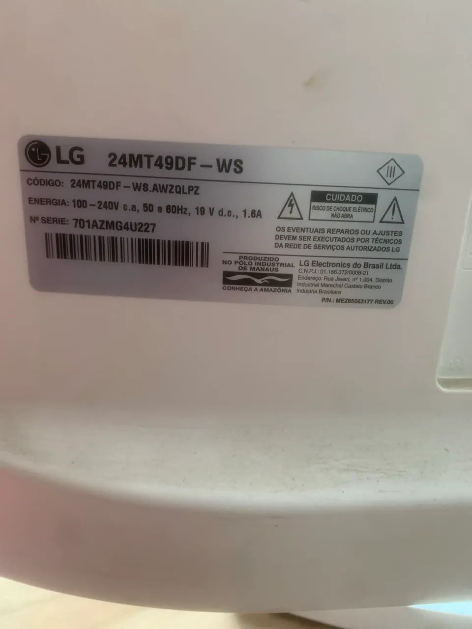 TV LG 24 polegadas 