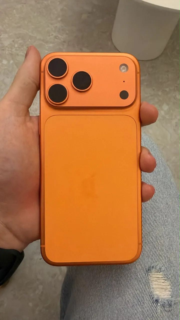 iPhone 17 Pro Max laranja 256gb 
