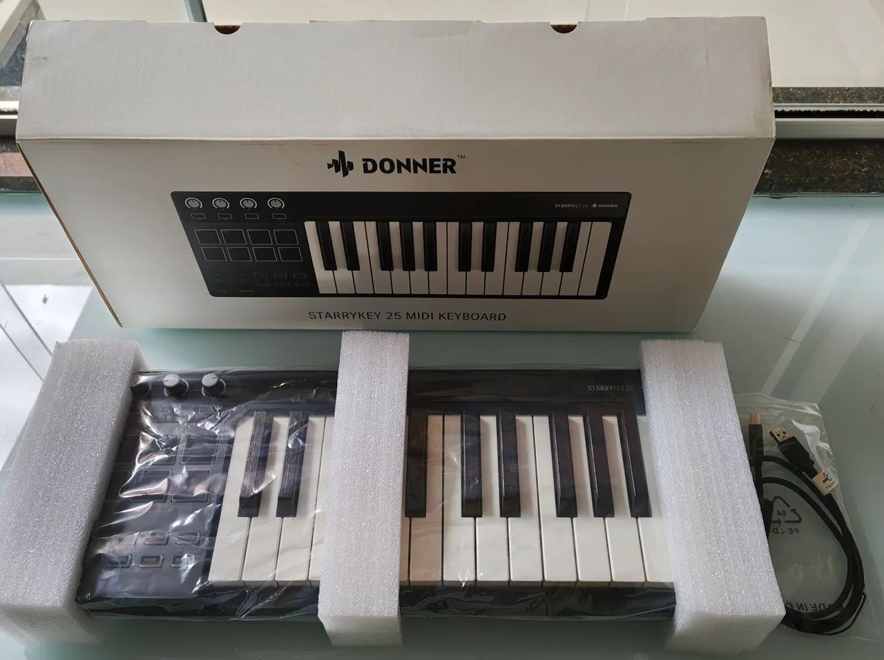 Controlador Midi Donner Starrykey D-25 - Foto 3