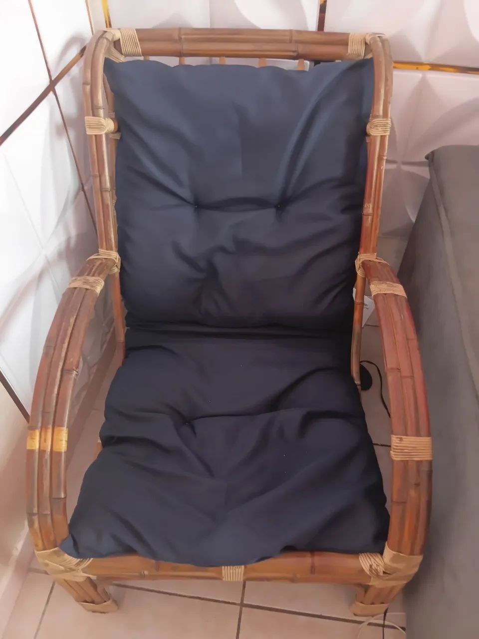 Cadeira de bambu