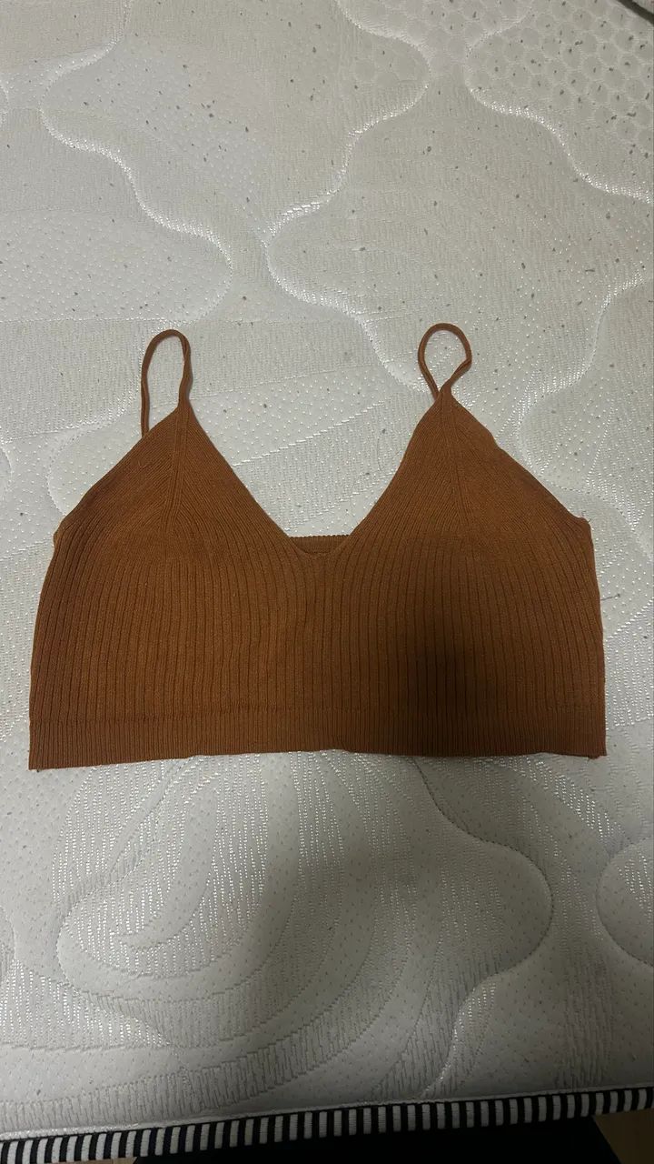 Top Terracota Shein Verao tam M