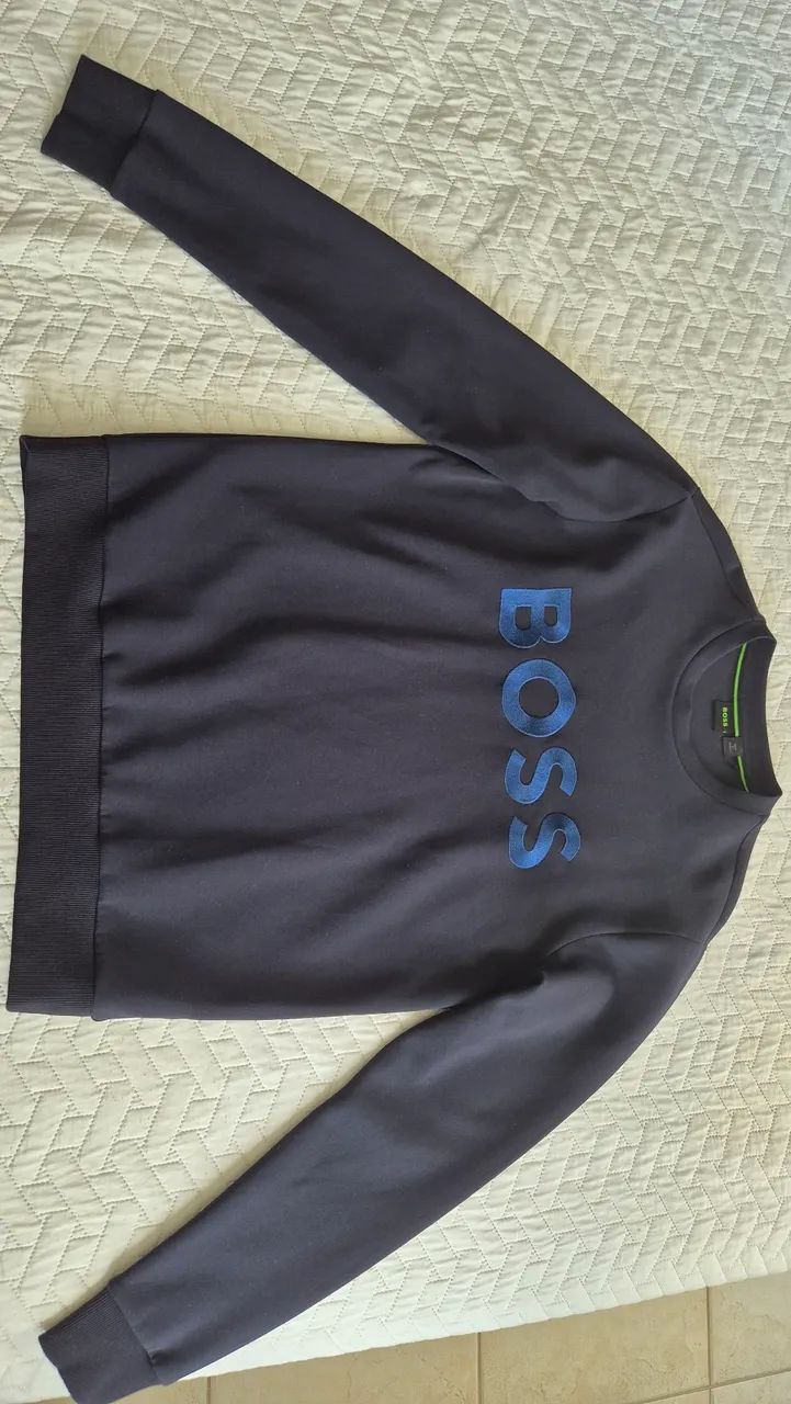 Moletom Hugo Boss Azul Marinho
