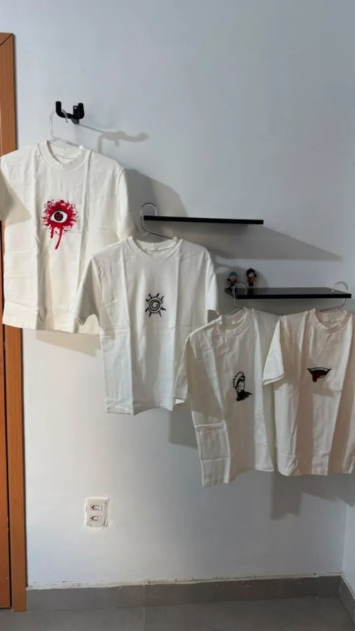 Camisetas bordadas de anime