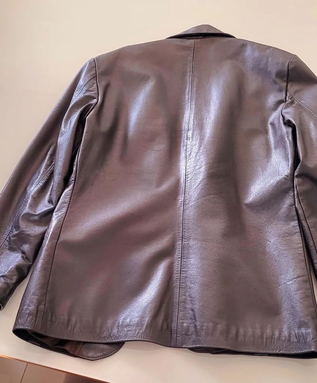 Blazer feminino em couro legítimo  - Foto 4
