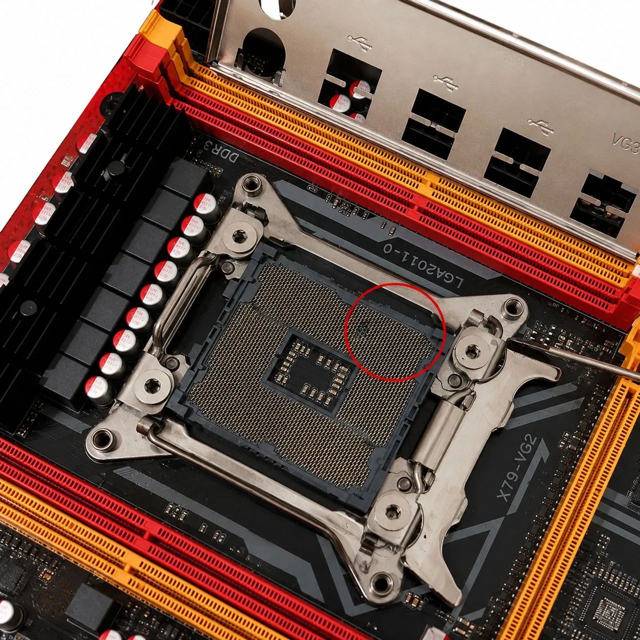 Placa Mãe X79 (Defeito - Leia Descrição) - Foto 3