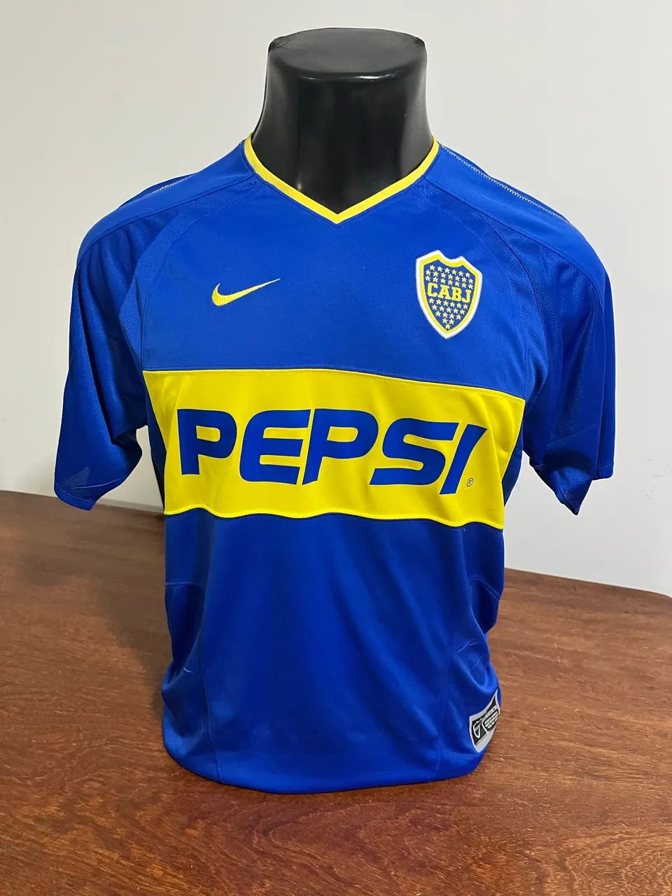 03/04 BOCA JUNIORS NIKE サッカー　南米名門　海外クラブ Camisa Boca Juniors Nike 2003 Importada #11 Tevez Tamanho M