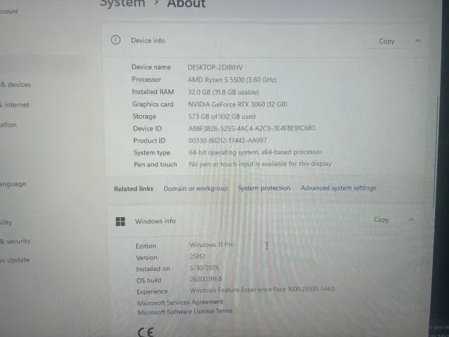 PC Gamer Ryzen 5 5500 + RTX 3060 12GB, 32GB RAM, SSD 1TB, Windows 11 - Foto 2