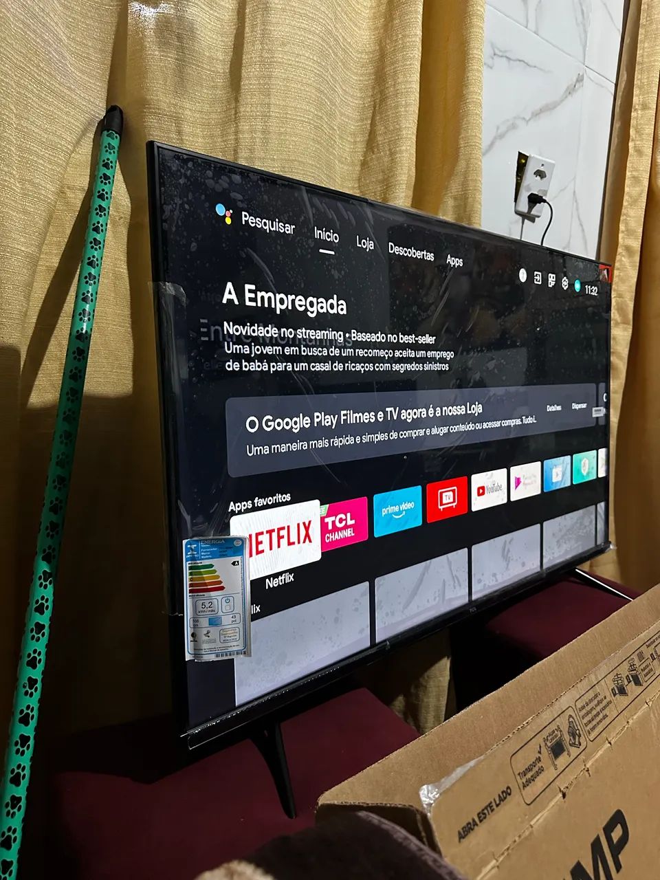Smart tv TCL Android zerada sem marcas completa modelo novo  - Foto 2