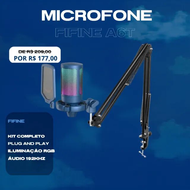 MICROFONE FIFINE A6T