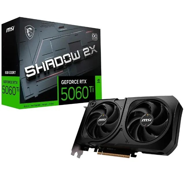 RTX 5060TI 8gb MSI SHADOW 2x (lacrada) - Foto 3