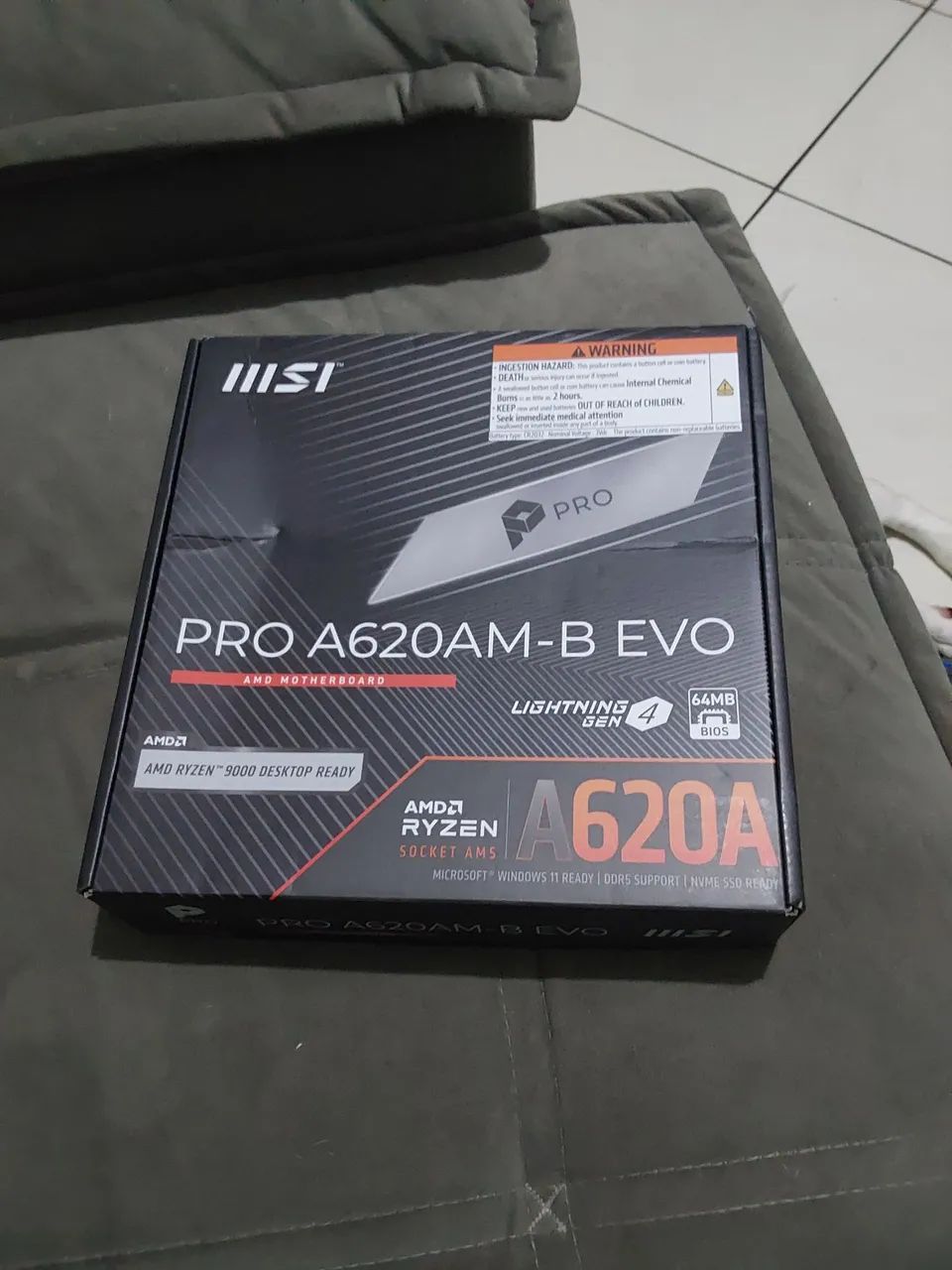 Placa mãe PRO A620AM-B EVO NOVA LACRADA - Foto 2