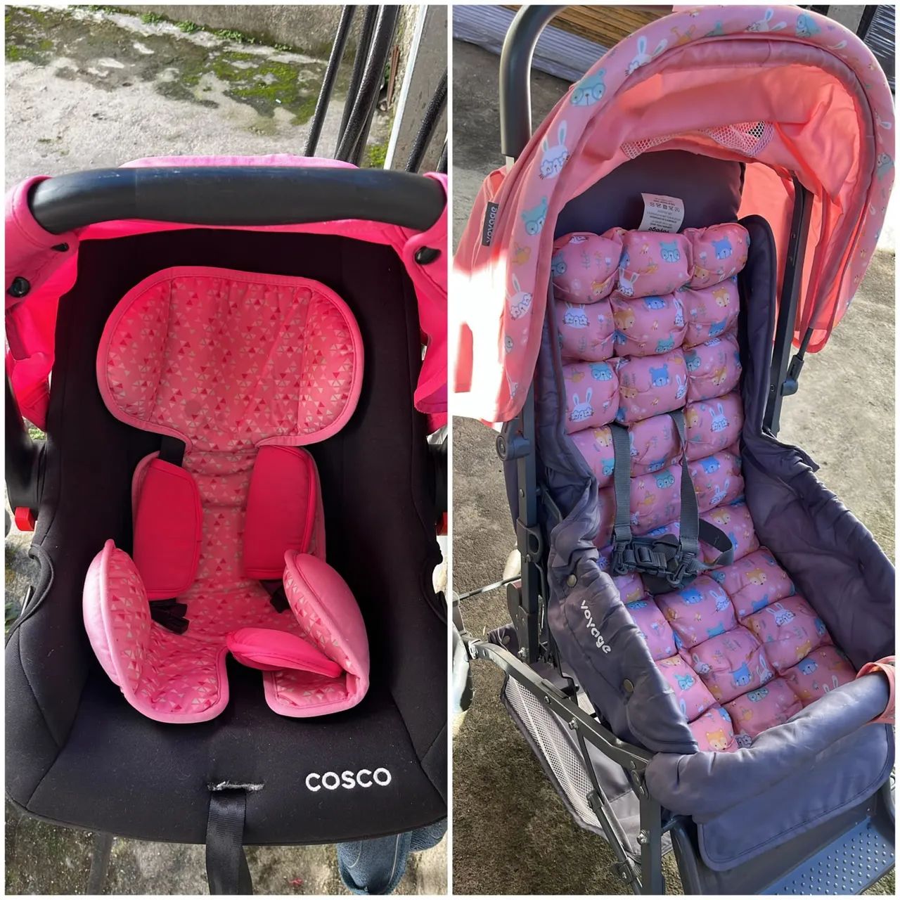 Carrinho de bebê e bebê conforto  - Foto 4