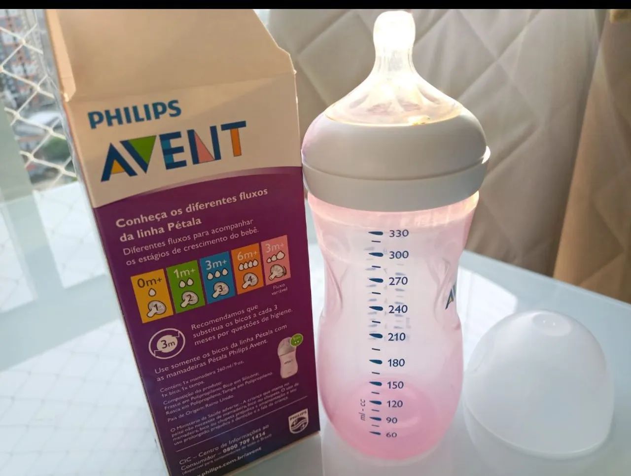 Mamadeira Avent Philips 330ml - Foto 4