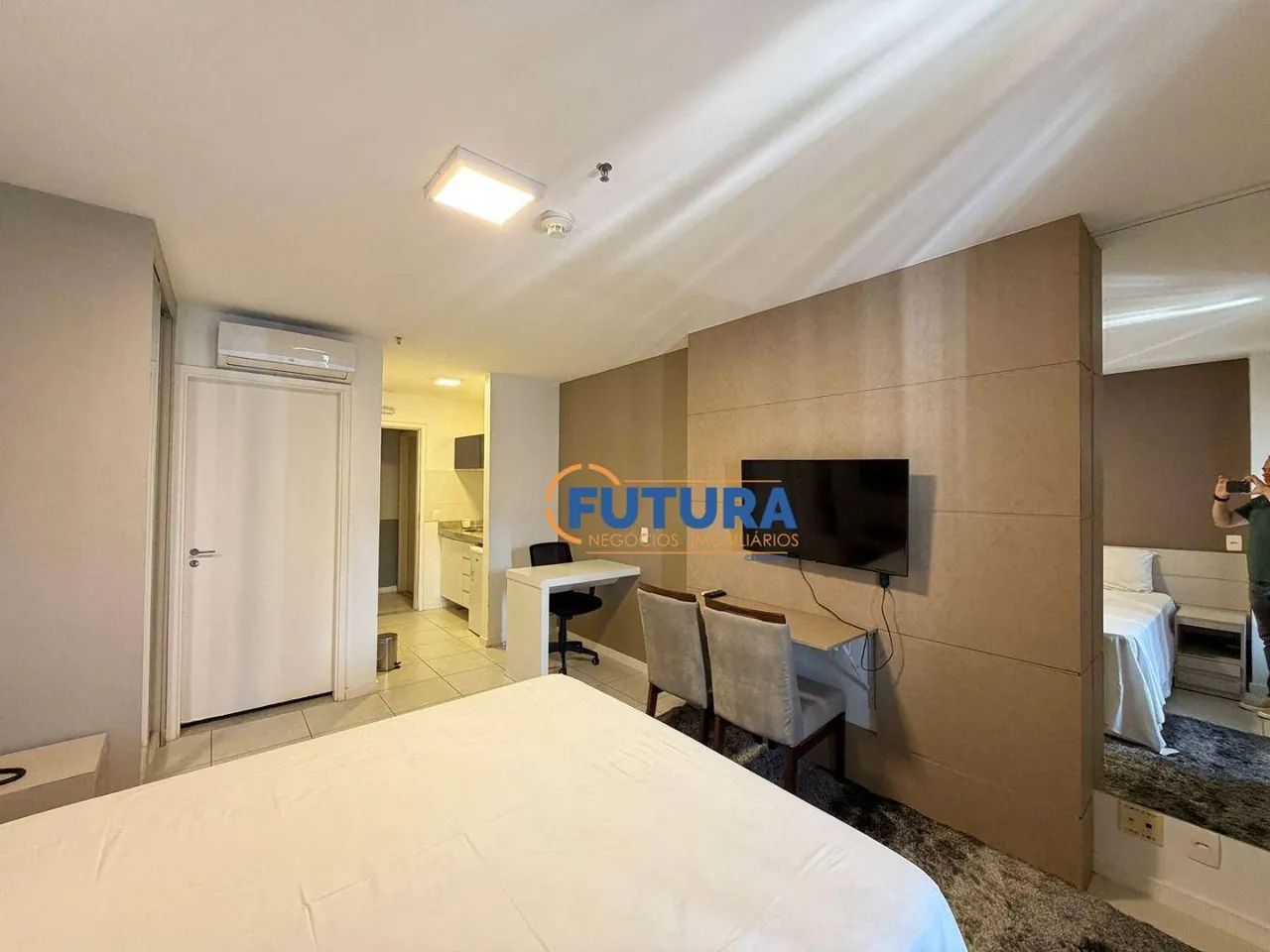 Flat 28 m² - Ed Fusion Work e Live 100% Mobiliado - Foto 5