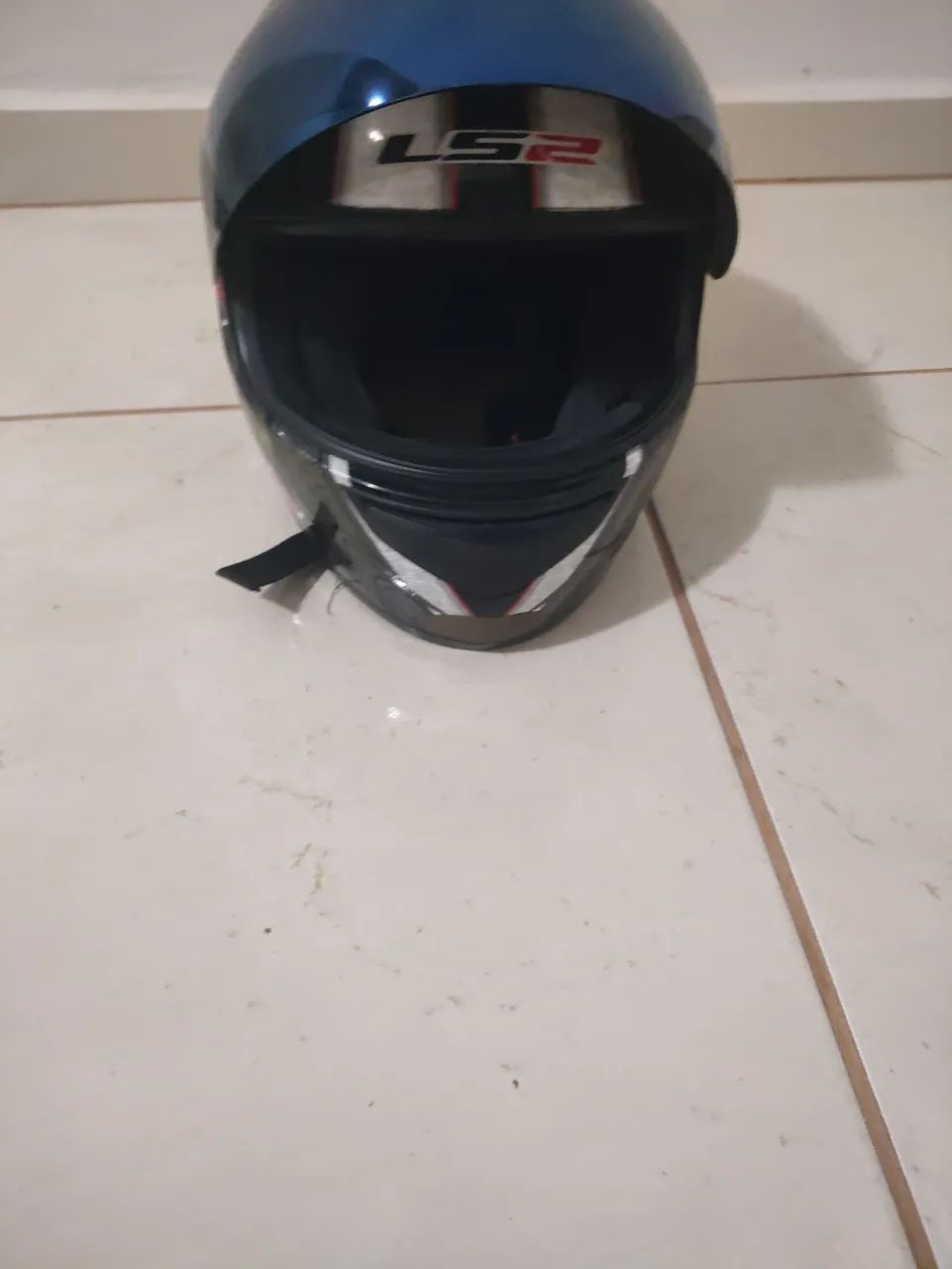 Capacete LS2 número 58 vizeira escura original  - Foto 2