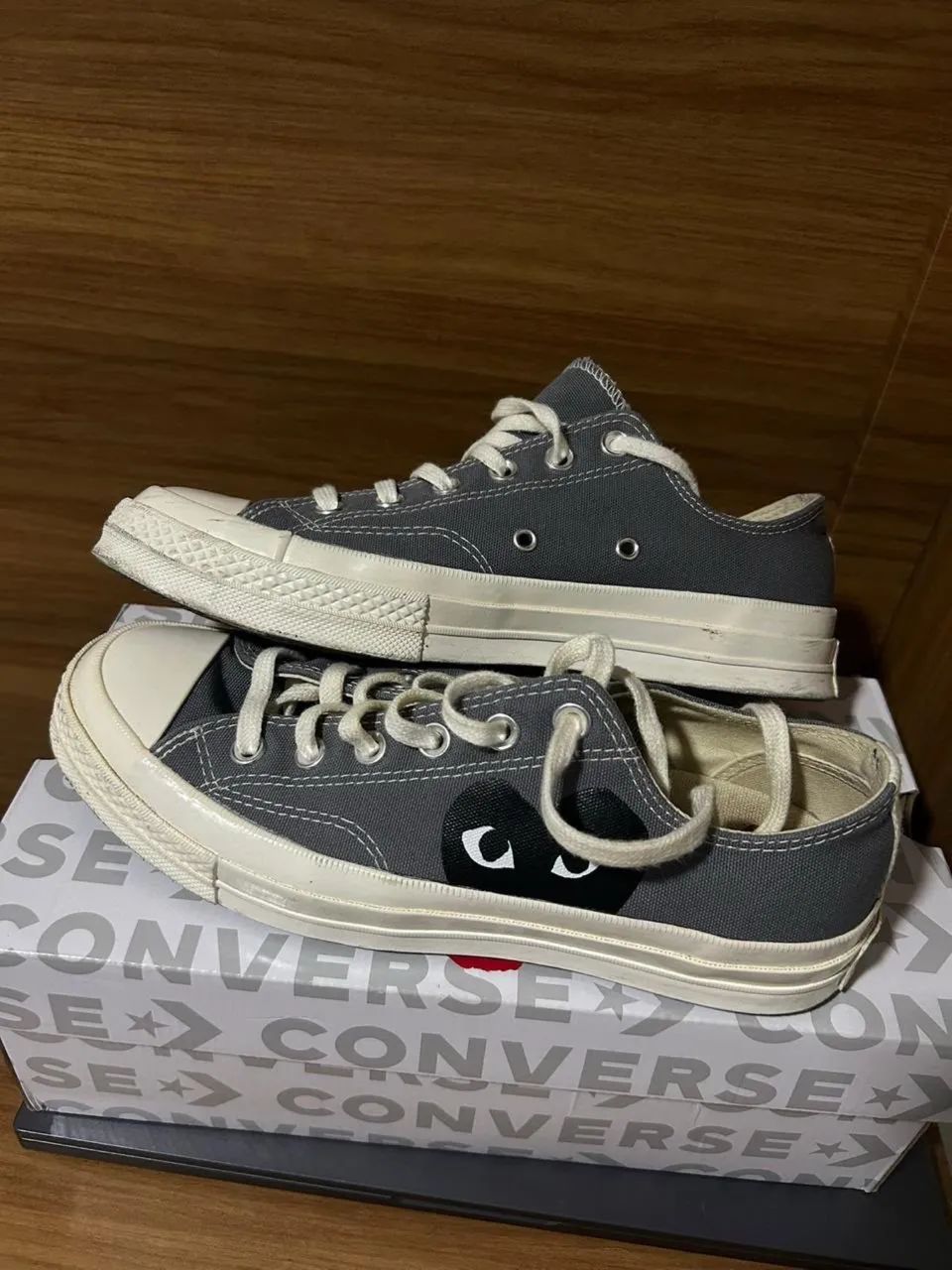 CDG X CONVERSE CINZA
