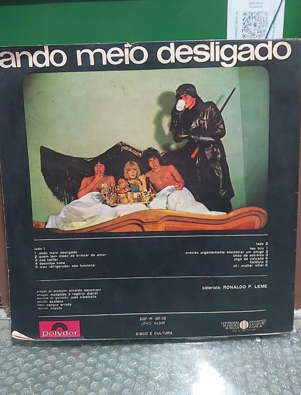 lp Vinil A Divina Comédia Mutantes 1970 em bom estado Raríssimo - Foto 3