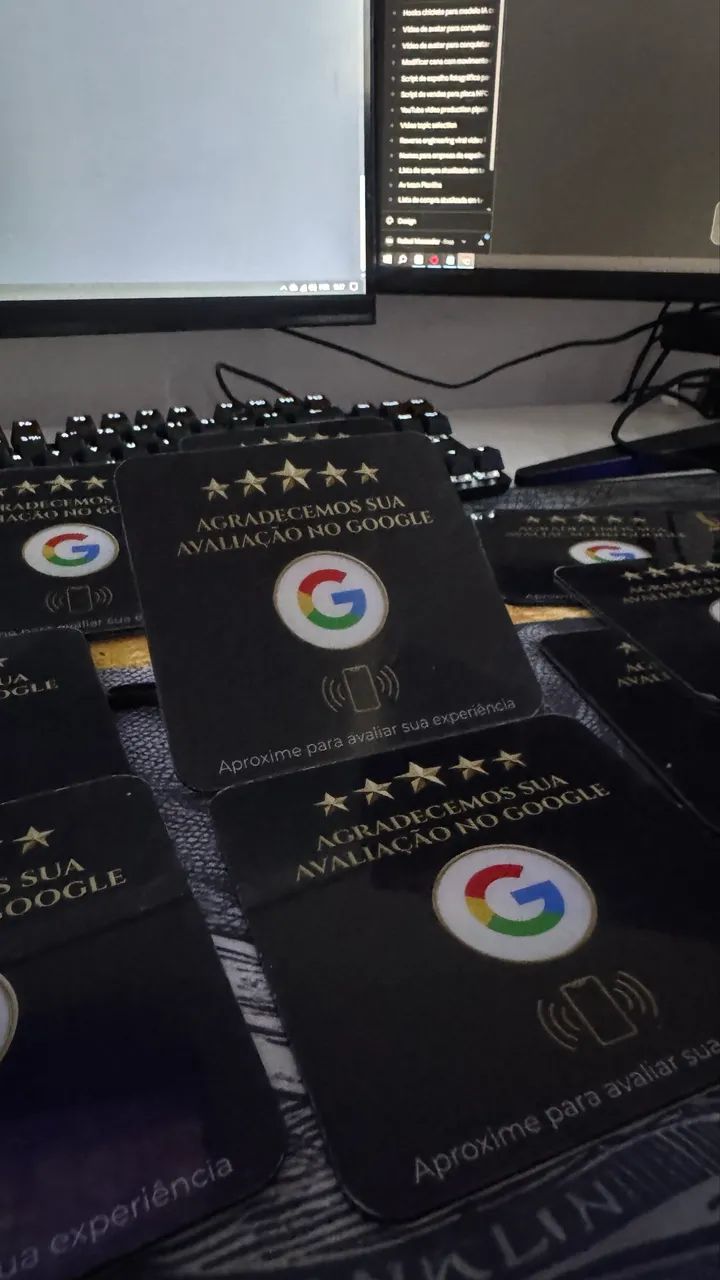 Plaquinha de avaliação Google  - Foto 4