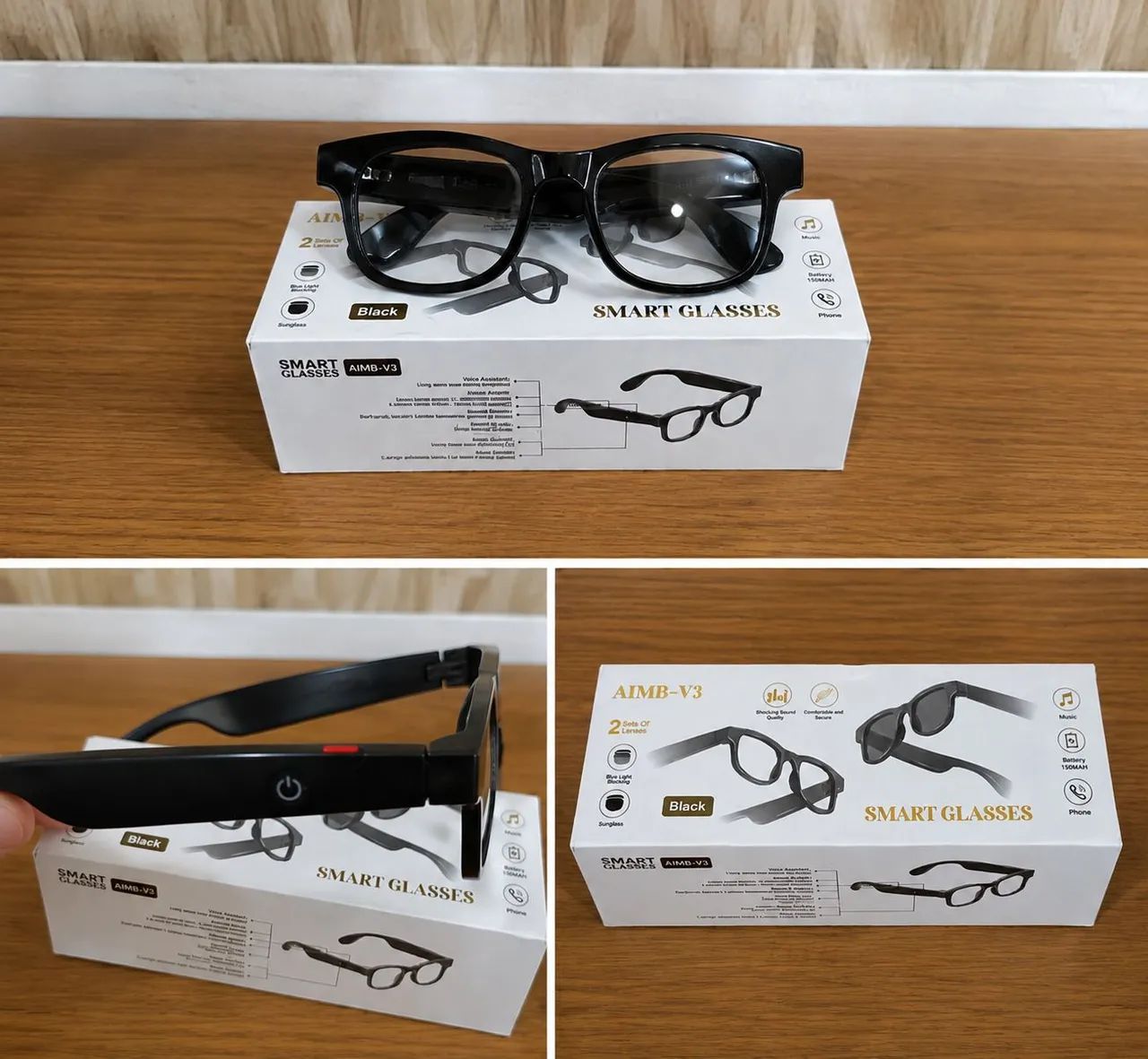 ? ÓCULOS INTELIGENTE SMART GLASSES  - Foto 2