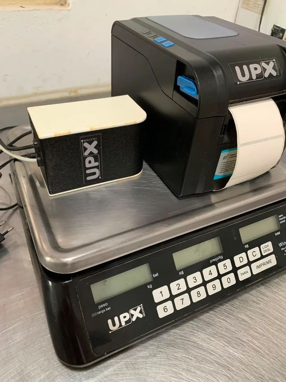 Balança Eletrônica UPX Solution Wind D3 com Impressora de Etiquetas - Foto 2