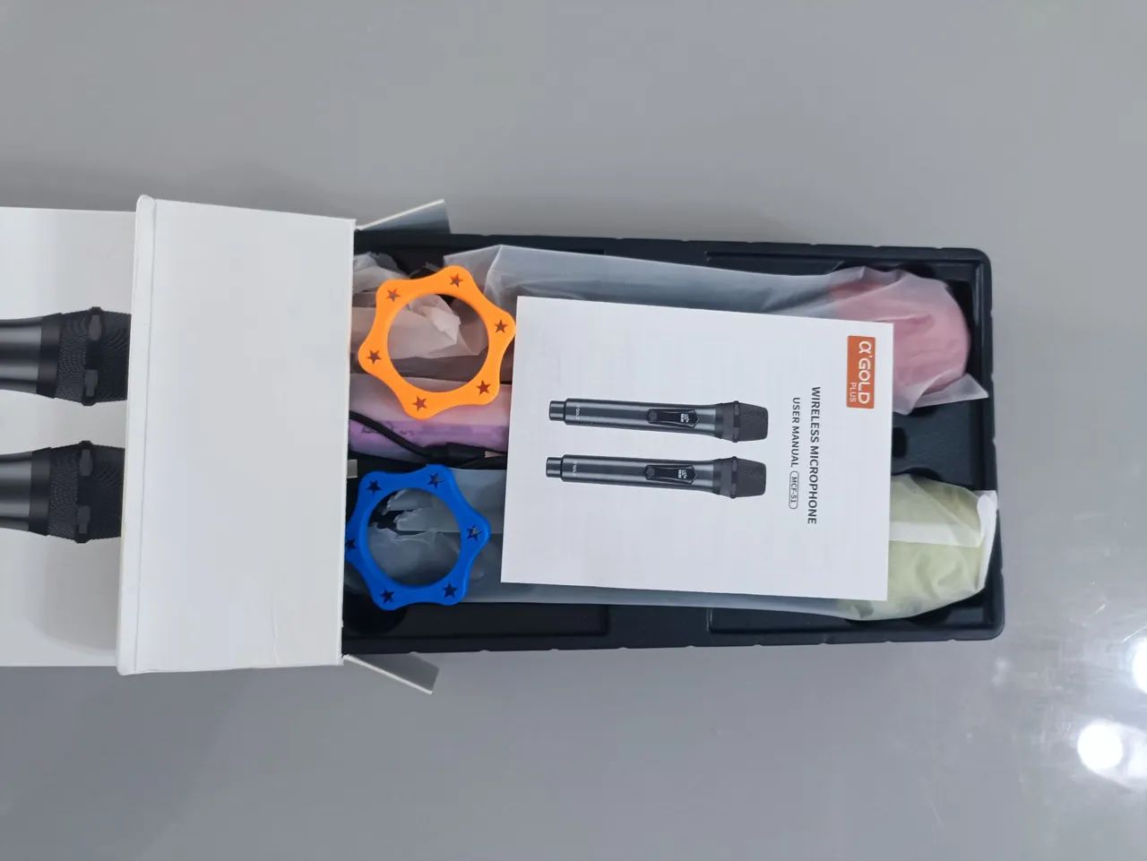 Kit de microfones sem fio, marca A'Gold, uso profissional - Foto 3