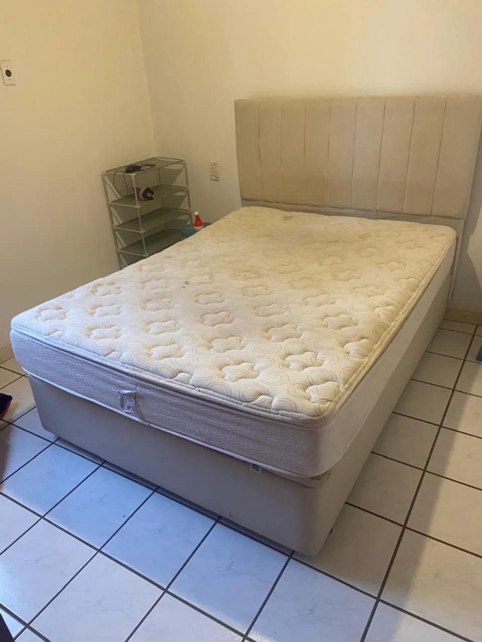 Cama Box baú + Colchão com pillow Top - Avila Flex