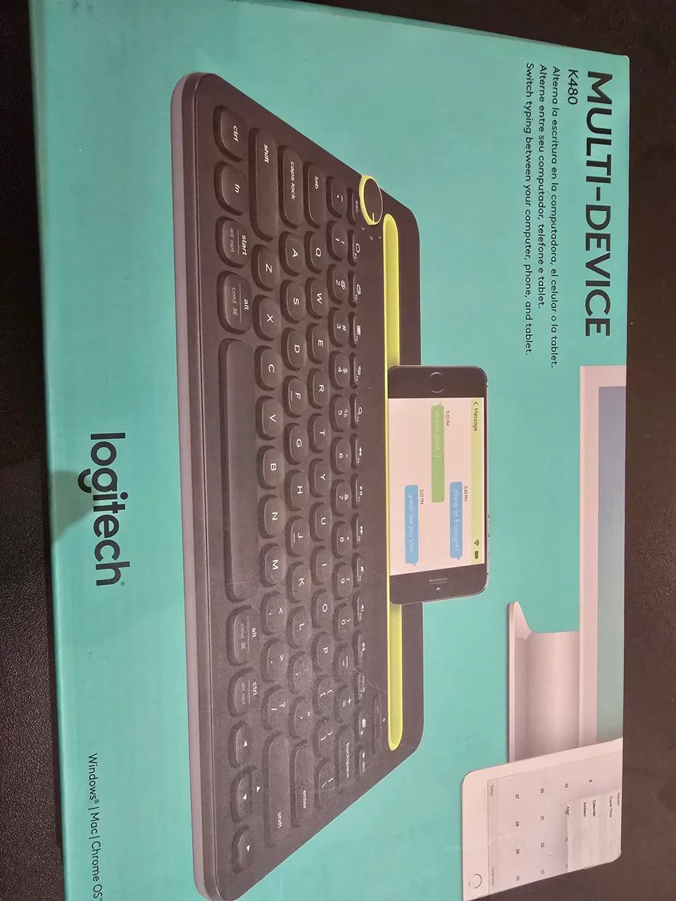 Teclado Logitech K480 original na caixa - Foto 2
