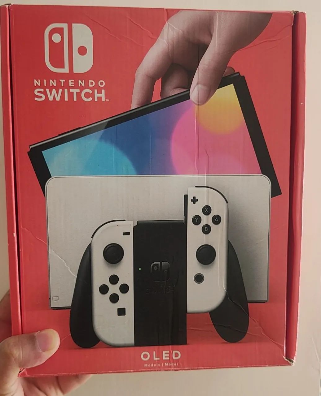 Nintendo switch OLED Bloqueado 64gb completo 