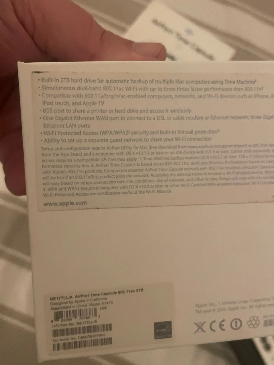 Apple AirPort Time Capsule 2TB - Original com Caixa - Foto 4