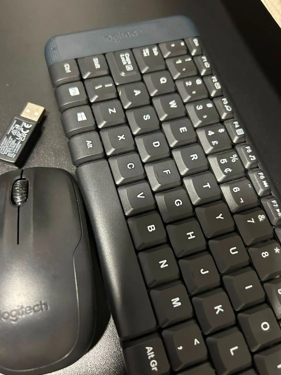 Teclado e Mouse sem fio Logitech MK220 Novinho Zero - Foto 3