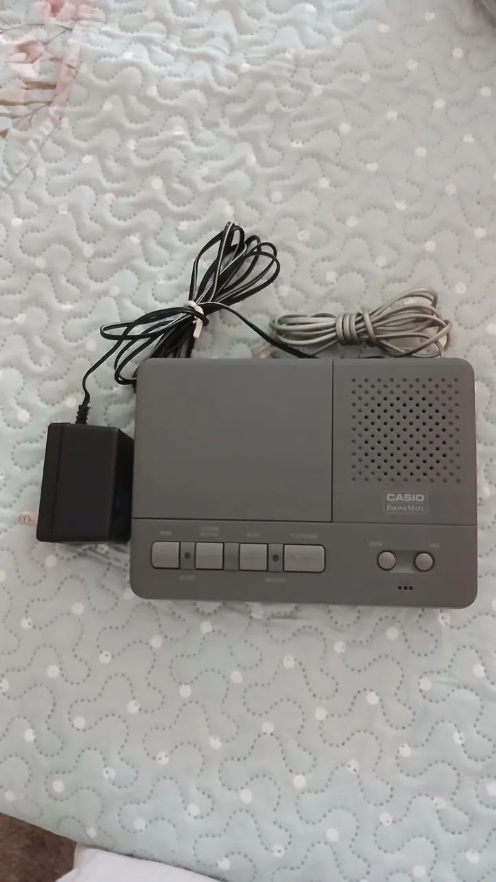 Secretária eletrônica Vintage Casio