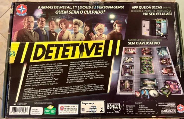 Jogo de tabuleiro - Detetive - Foto 2