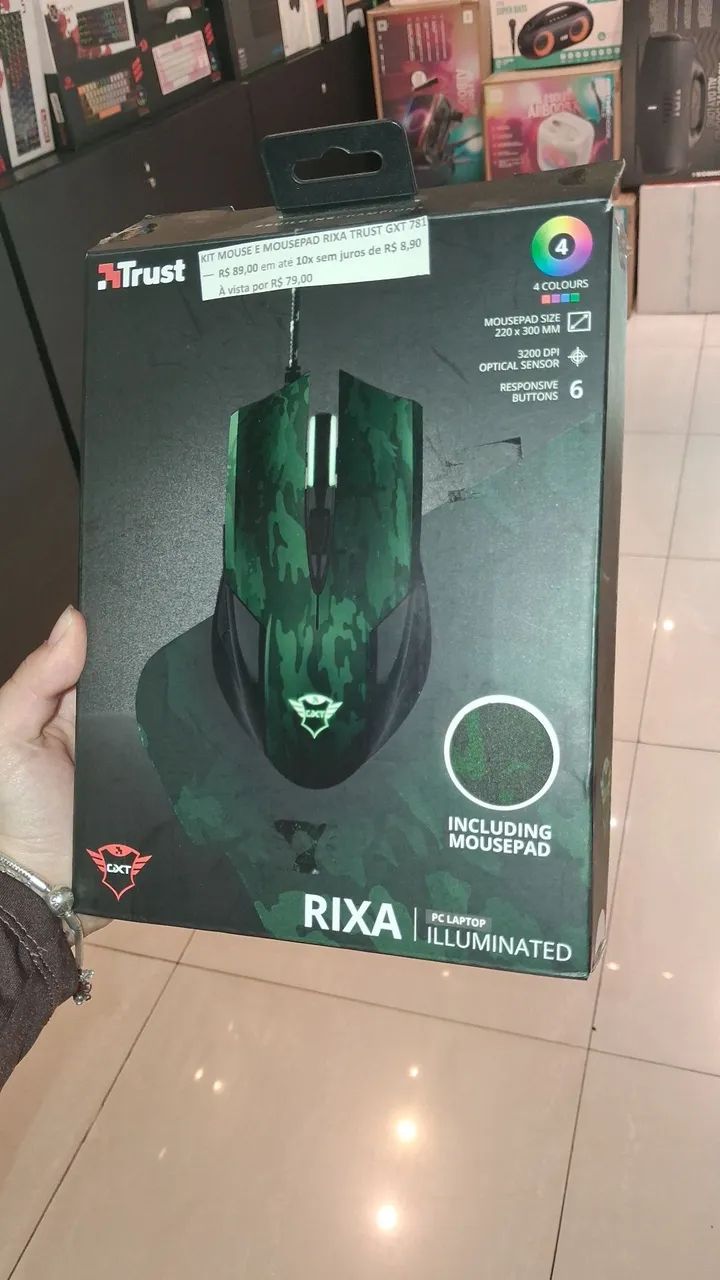 Mouse + mousepad