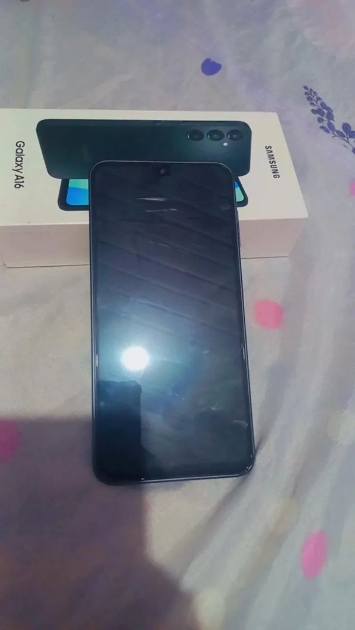 Vendo celular Samsung A 16 tudo normal com documentos  - Foto 2